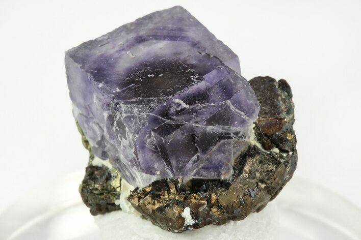 Cubic Fluorite Crystal with Phantoms - Yaogangxian Mine #215762